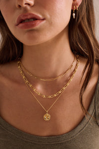 Murkani Libra Necklace - Zodiac series - Gold plated pendant necklace
