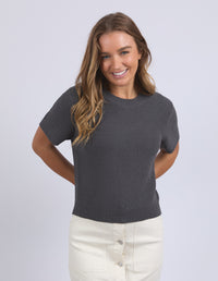 Blair Short Sleeve Knit - Foxwood