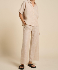 modern boho linen matching shirt and pant sets now online at jipsi cartel