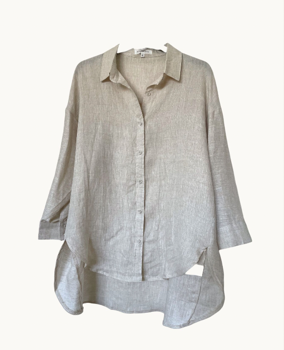 Boyfriend Linen Shirt - Little Lies