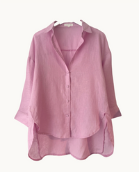 Boyfriend Linen Shirt - Little Lies