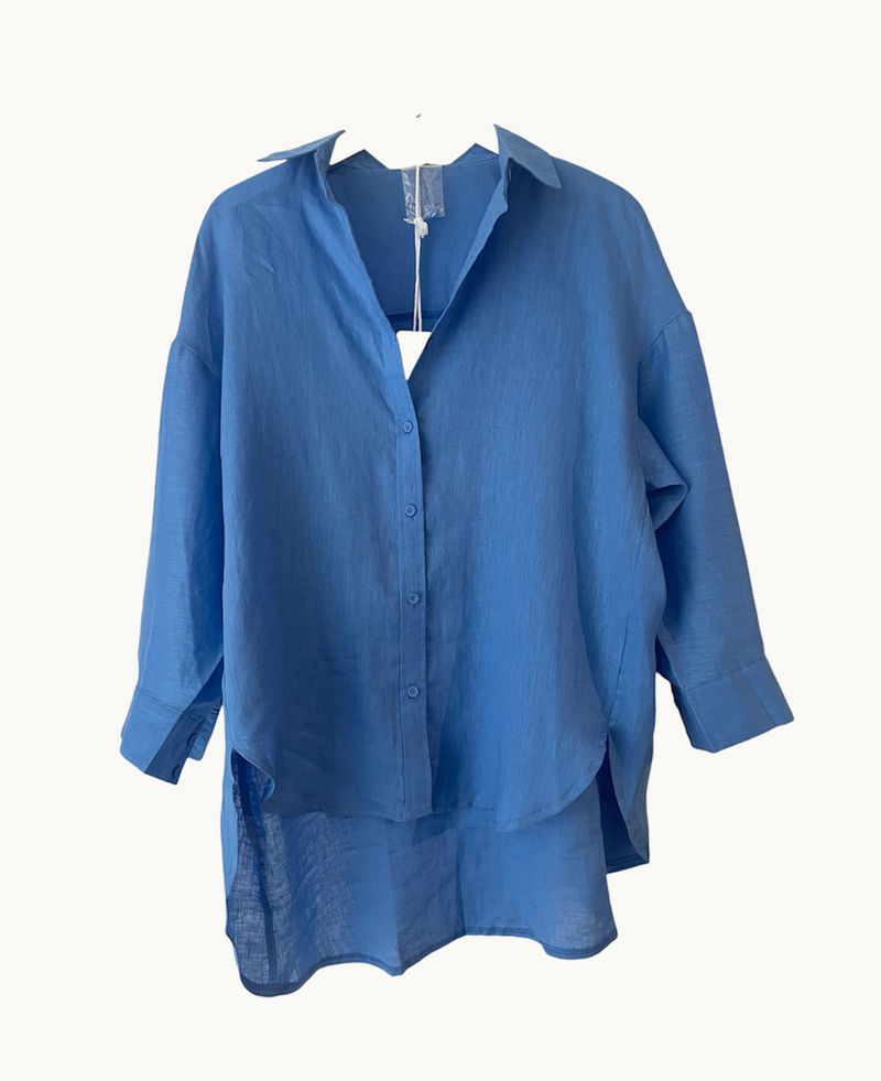 Boyfriend Linen Shirt - Little Lies