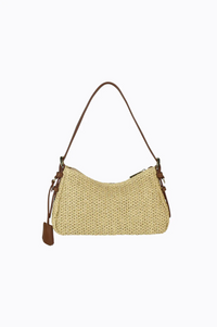 Brody Raffia Shoulder Bag