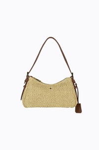 Brody Raffia Shoulder Bag