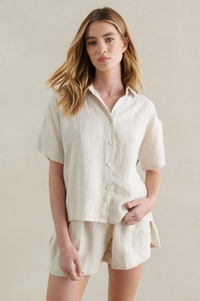 Bronte Linen Shirt - Natural