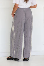 Gingham Racer Stripe Pants