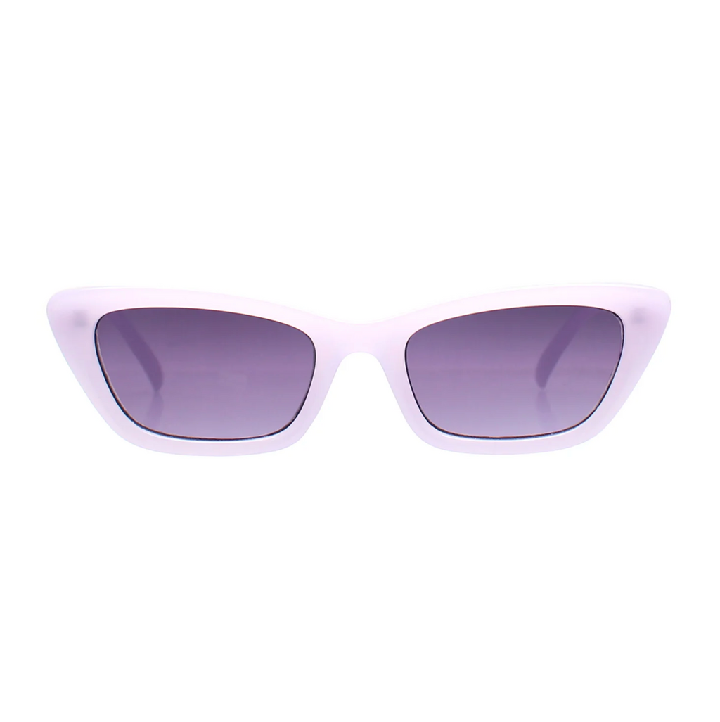 stylish dolce vita sunglasses in lilac by reality eyewear