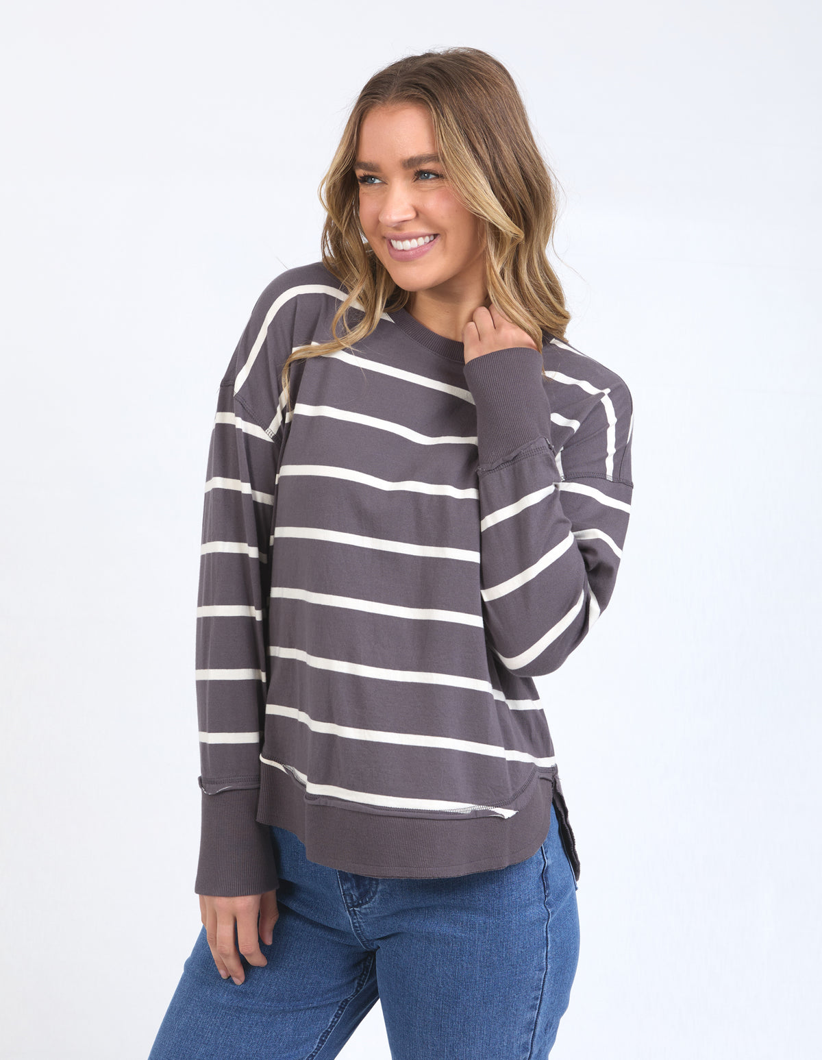 affordable high quality long sleeve cotton tops by foxwood