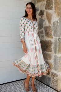 womens cotton paisley block print bohemian gypsy soul dresses