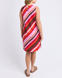 Guava Stripe Dress