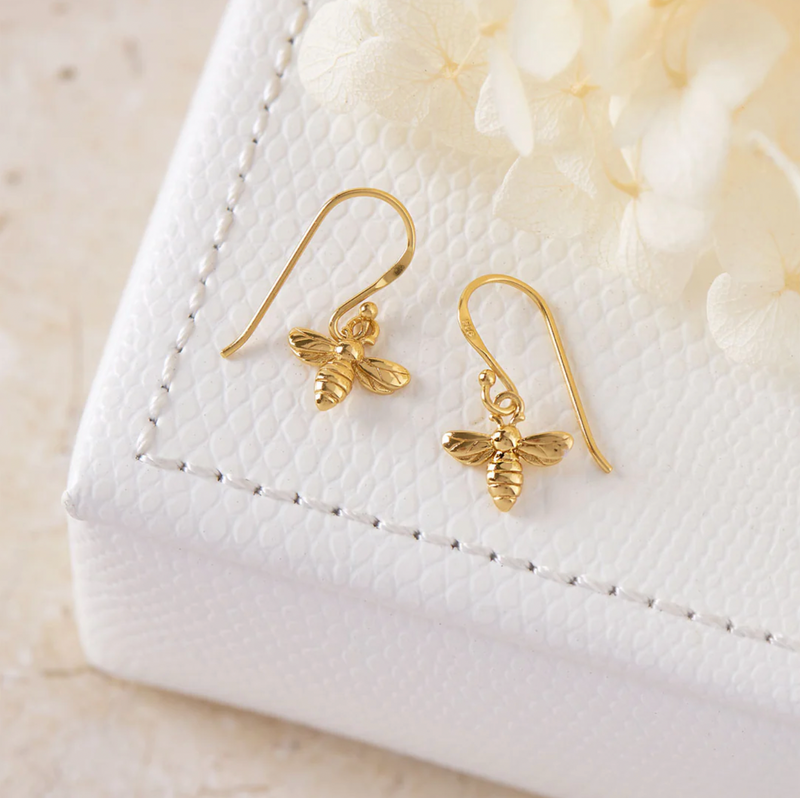  18 karat gold plated vermeil earrings by midsummer star