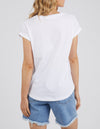 manly vee tee by foxwood is a cotton rich short sleeve white t-shirt