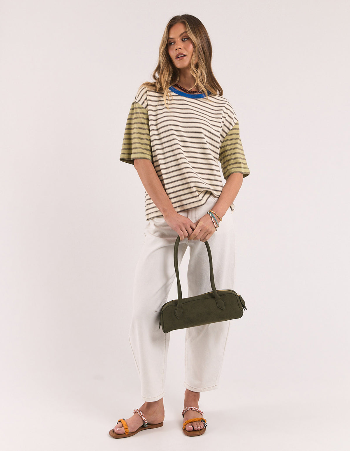 Mash Up Stripe Tee