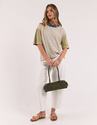 Mash Up Stripe Tee