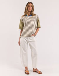 Mash Up Stripe Tee