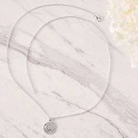 boho sterling silver moon pendant necklace by midsummer star