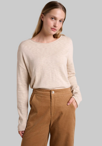 nellie top in natural by little lies
