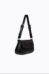 nikki shoulder bag by peta and jain in black is a vegan fashion accessory online