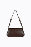 nikki shoulder bag by peta and jain in chocolate brown is a vegan fashion accessory online