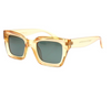 onassis sunglasses by reality eyewear in champagne