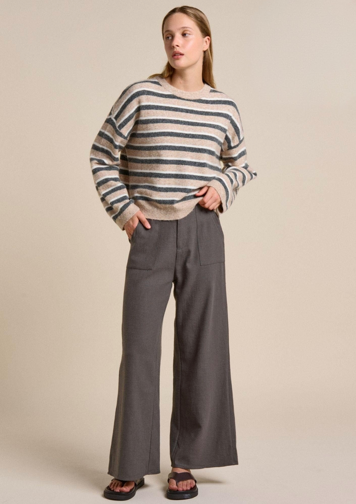 Little Lies Striped Otto Knit