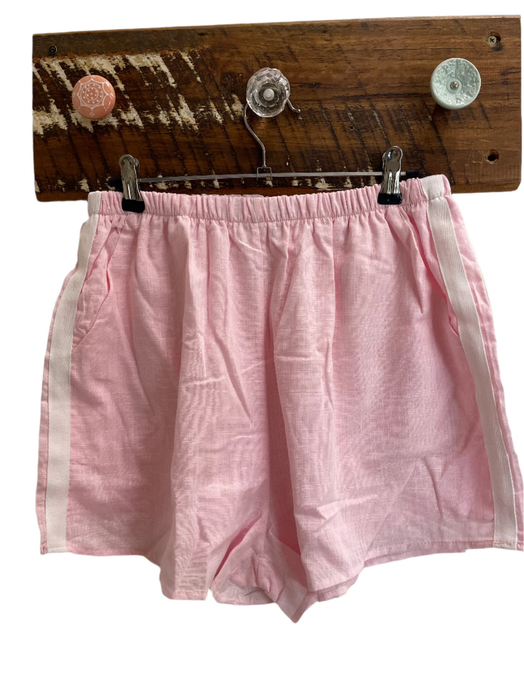 pink racer shorts by frankie part of the sardine set