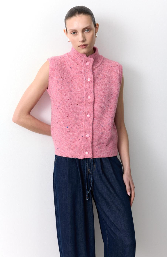 Speckle Knit Vest - Little Lies