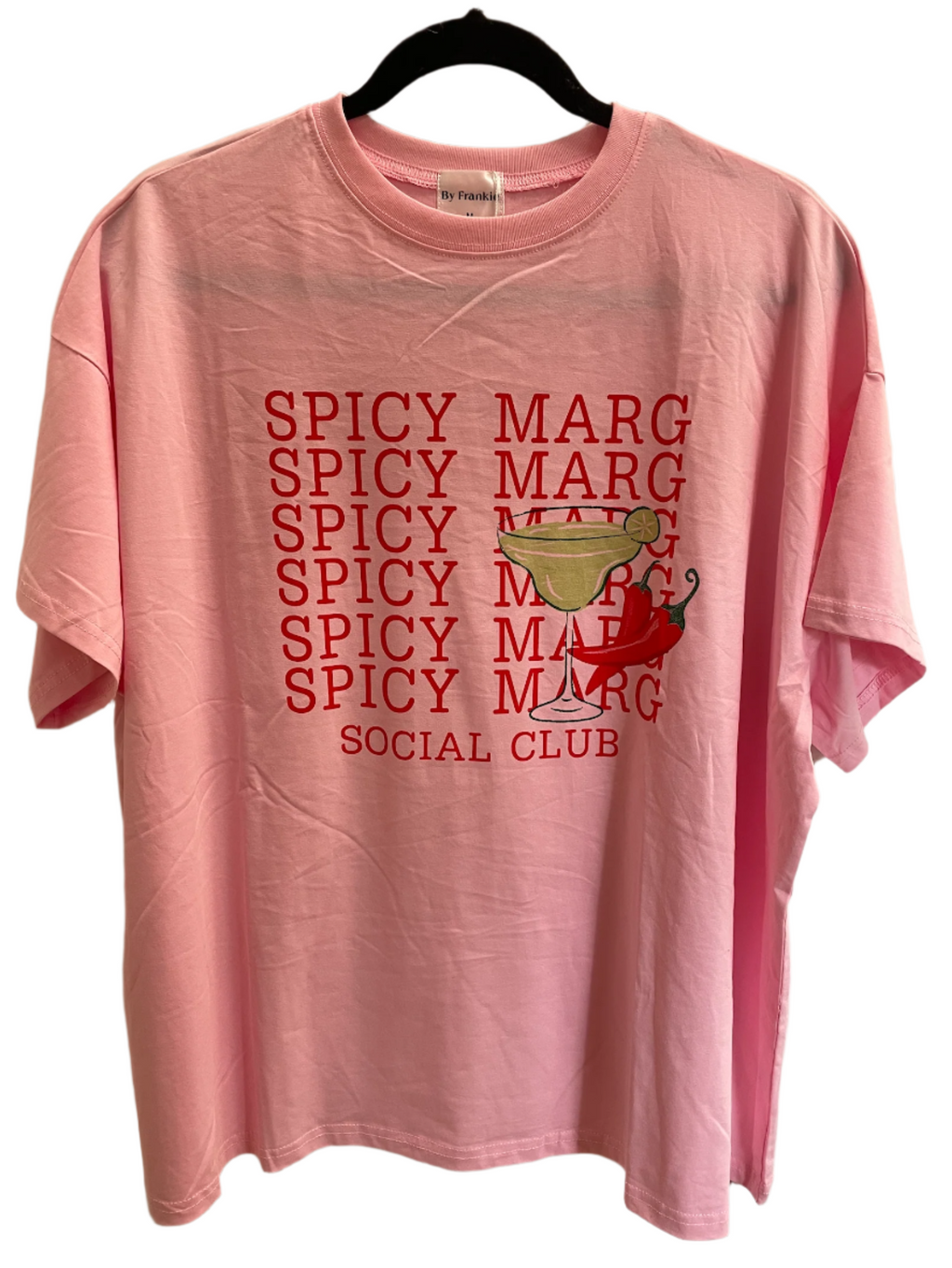 spicy marg tshirt and short set pink by frankie