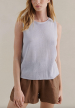 spring tank by little lies is a knitted sleeveless top