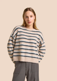 Little Lies Striped Otto Knit
