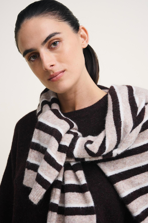 Otto striped knit is a super soft striped knit jumper by little lies 