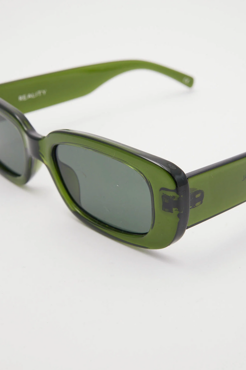 x ray specs in grass green by reality eyewear